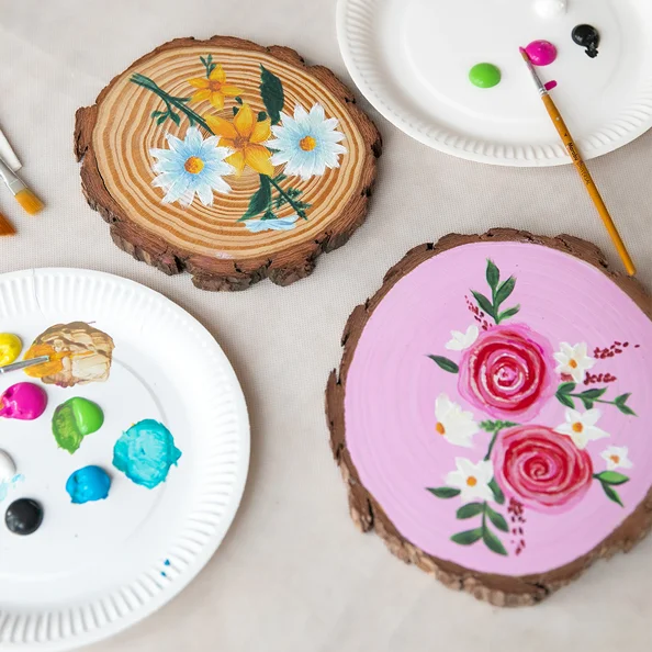 Neue ArtNight-Motive und -Erlebnisse The Art of Wood Painting: Flowers